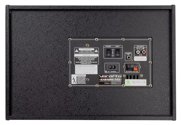 500W STEREO KARAOKE SYSTEM WITH BLUETOOTH, MP3, FM, LED LIGHT EFFECTS AND WIRELESS VOCAL MICROPHONE